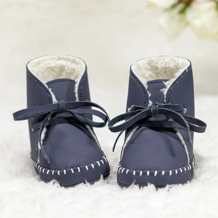 New Baby Booties Shoes Infant Boy Girl Shoes Multicolor Winter Snow Boots Anti-slip Soft Rubber Sole First Walkers Crib Shoes