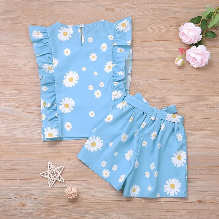 Clothes For Girls Summer Toddler Girls Clothes 2Pcs Outfits Kids Clothing For Girls Tracksuit Suit For Girls Children Clothing