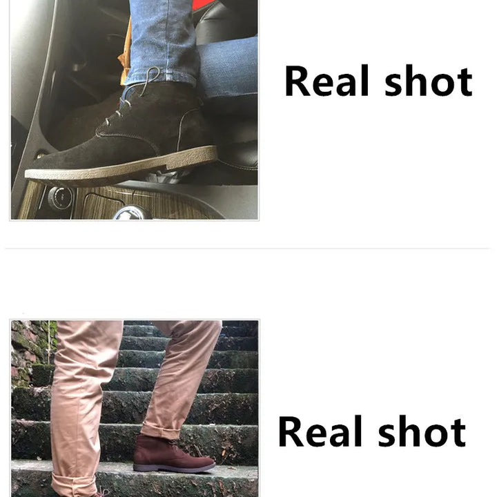 New Men Shoes Winter boots Suede Leather Boots Men Snow Boots Waterproof Winter Shoes Leather Men Ankle Boots Fur Men Shoes