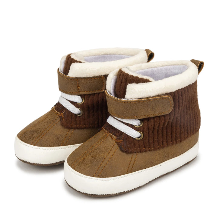 New Baby Booties Shoes Infant Boy Girl Shoes Multicolor Winter Snow Boots Anti-slip Soft Rubber Sole First Walkers Crib Shoes