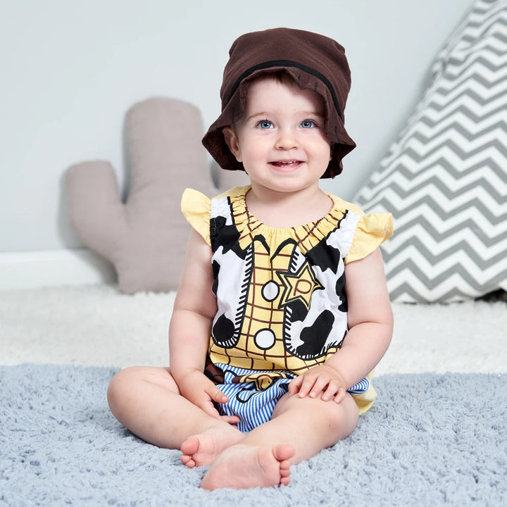 Halloween Costumes for Baby Boys Girls Snowman Dinosaur Chef Cowboy Rompers Short Infant Toddler Birthday Photograph Fancy Dress