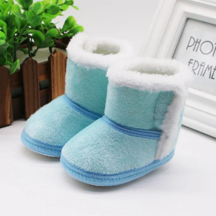 Winter Baby Kids Cozy Soft Sole Moccasin Boots - Snuggly and Warm for Boys and Girls 0-18M