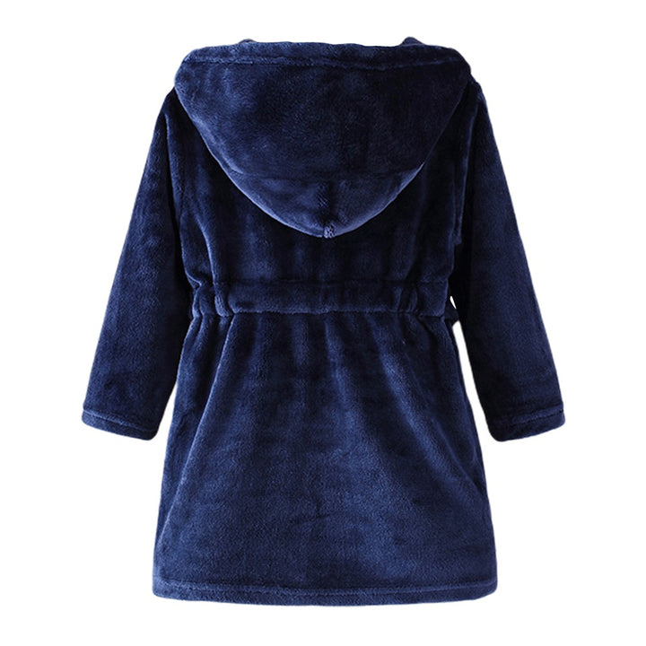 Children Bath Robes Flannel Winter Kids Sleepwear Hooded Robe Infant Nightgown for Boys Girls 3-10 Years Baby Clothes For Kids
