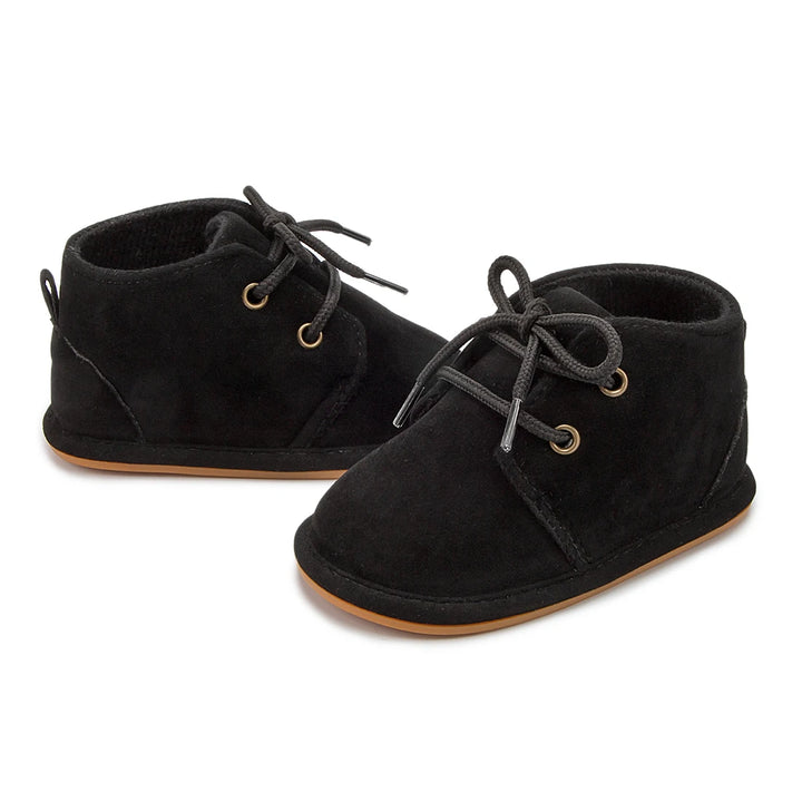 KIDSUN Baby Shoes Boys Classical Cotton Non-slip Soft-Sole Rubber Sole Toddler Girl Boots Infant Crib First Walkers 3-Colors