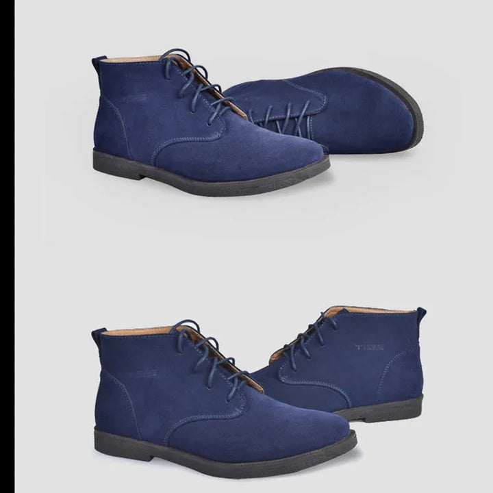 New Men Shoes Winter boots Suede Leather Boots Men Snow Boots Waterproof Winter Shoes Leather Men Ankle Boots Fur Men Shoes