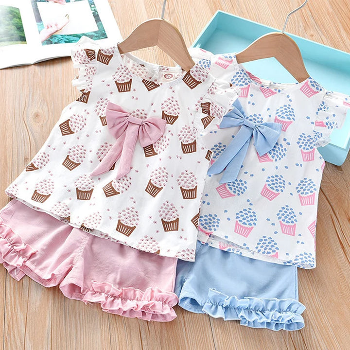 Clothes For Girls Summer Toddler Girls Clothes 2Pcs Outfits Kids Clothing For Girls Tracksuit Suit For Girls Children Clothing