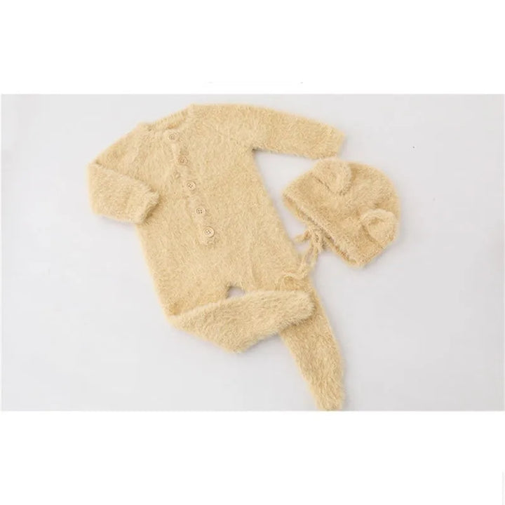 2024 Newborn romper photography props,baby handmade bear clothes for baby shoot