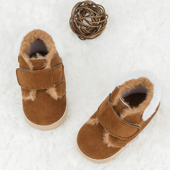 New Baby Booties Shoes Infant Boy Girl Shoes Multicolor Winter Snow Boots Anti-slip Soft Rubber Sole First Walkers Crib Shoes