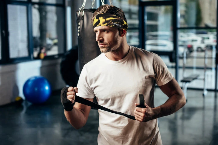 Sport Headbands Sweatband Elastic Yoga Running Hair Band Sweat Bandage Workout Tennis Fitness Jog Basketball Headscarf Men Women