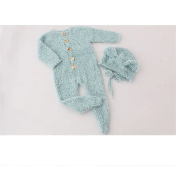 2024 Newborn romper photography props,baby handmade bear clothes for baby shoot