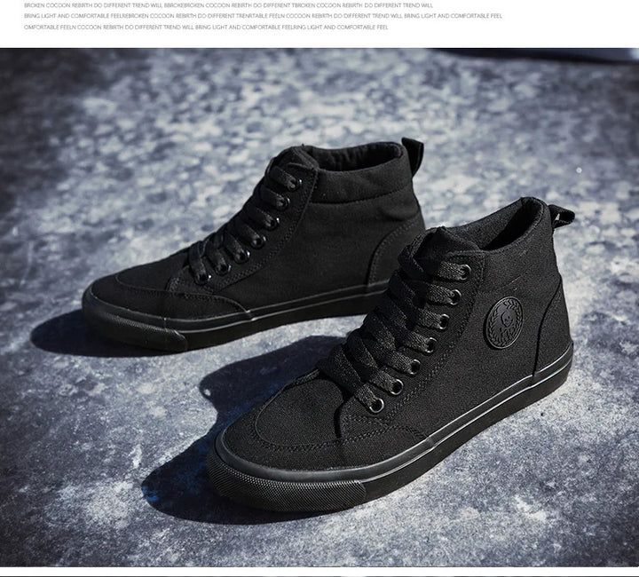 Effortless Style, Everyday Comfort
Step into our Men’s High-Top Canvas Sneakers – the perfect mix of casual and sporty. Slip-on ease with a lace-up look, flat sole comfort for all-day wear.
✅ Lightweight & breathable
✅ Sporty-casual design
✅ Easy to wear