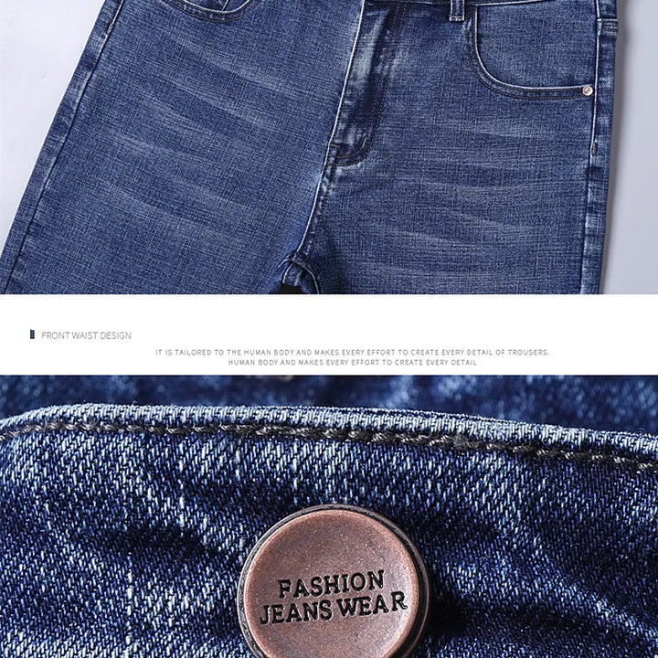 👖 Style That Moves With You
🔵 Men’s Stretch Slim-Fit Jeans – Sleek, comfortable & made for everyday wear
🖤 Available in classic blue or bold black denim
👌 Fashion-forward fit with flexible comfort
📏 Asian sizes 28–40 – check the chart & upgrade your