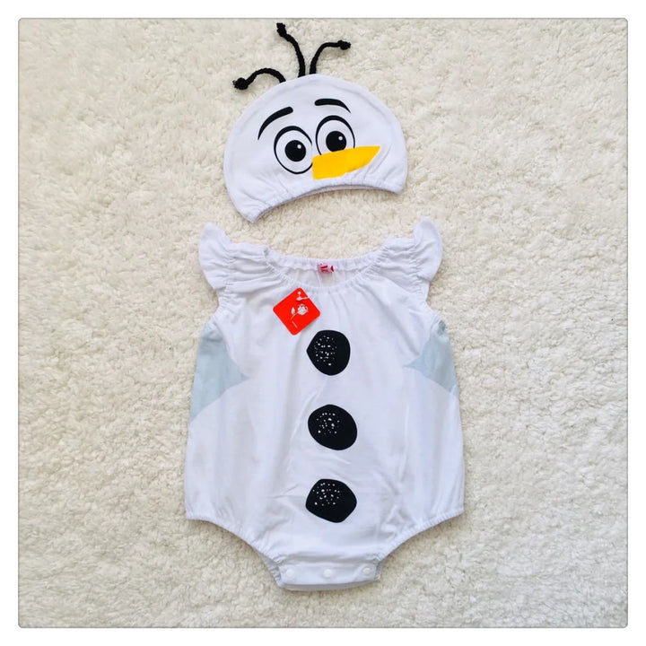Halloween Costumes for Baby Boys Girls Snowman Dinosaur Chef Cowboy Rompers Short Infant Toddler Birthday Photograph Fancy Dress