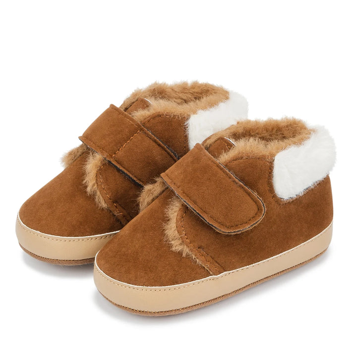 New Baby Booties Shoes Infant Boy Girl Shoes Multicolor Winter Snow Boots Anti-slip Soft Rubber Sole First Walkers Crib Shoes