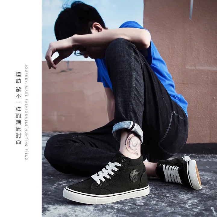 Effortless Style, Everyday Comfort
Step into our Men’s High-Top Canvas Sneakers – the perfect mix of casual and sporty. Slip-on ease with a lace-up look, flat sole comfort for all-day wear.
✅ Lightweight & breathable
✅ Sporty-casual design
✅ Easy to wear