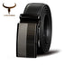 COWATHER  Men Belts Cow Genuine Leather Belt Automatic Buckle Male Strap Cowhide Alloy Buckle Fashion Male Cowskin Waistband