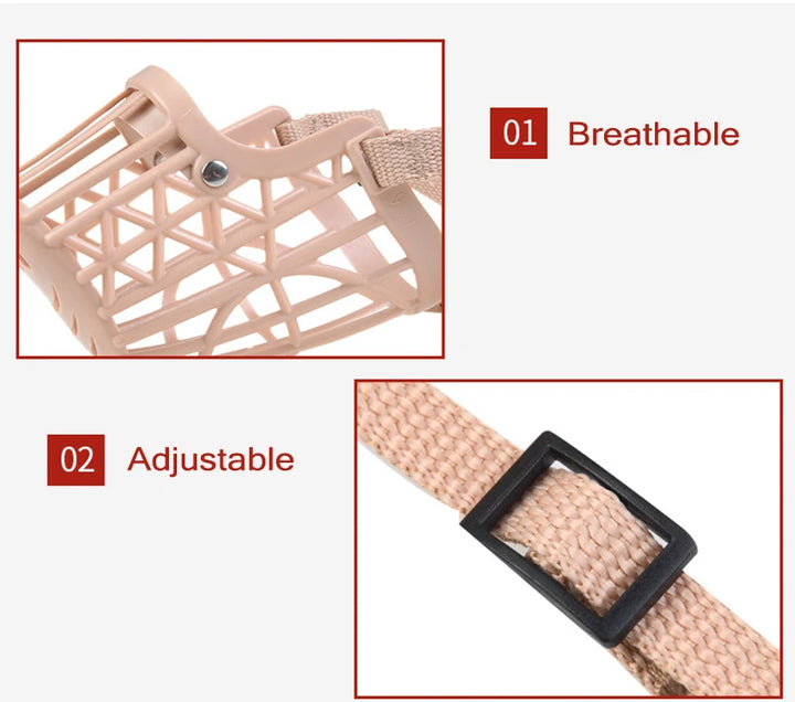 Adjustable Puppy Big Dog Muzzle Safety Breathable Pet Mouth Mask for Small Medium Large Dogs Pets Accessories mascotas Product