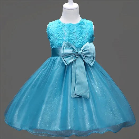 Flower sequins princess dress for little girls Summer 2025 Christmas festive tuxedo dress-tutus clothes for children dress