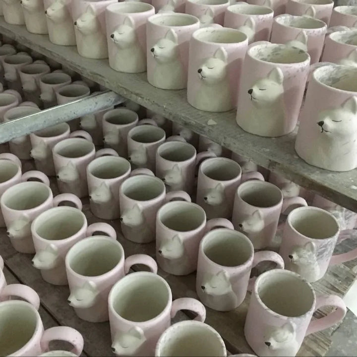 2PCS Kiss Cat Cups Mugs Matching Couples Stuff Ceramics Mugs For Girlfriend Wife Valentines Day Couple Drinkware Wedding Gift
