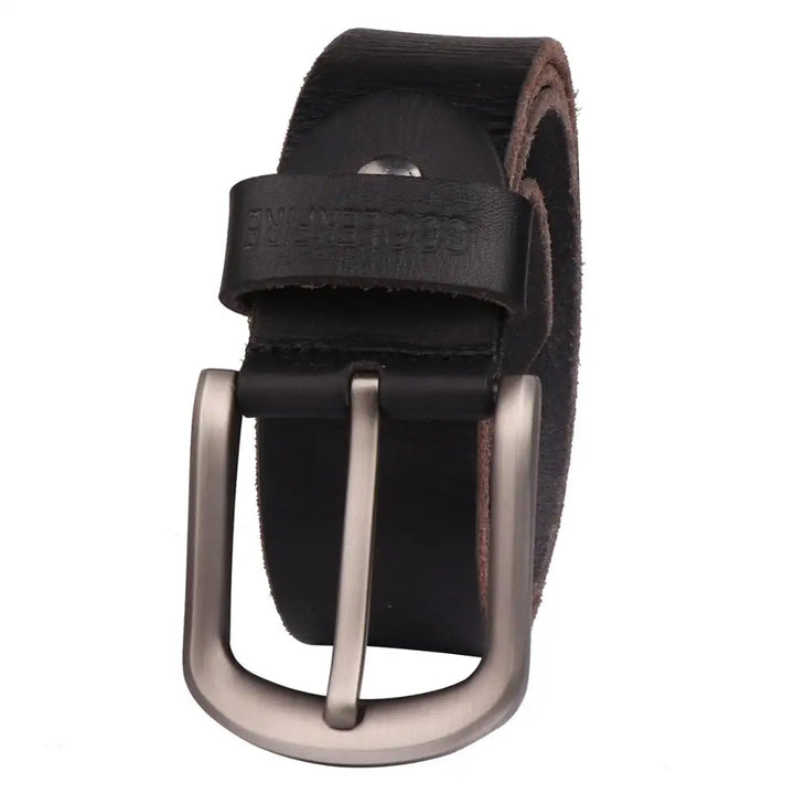 New Men Belts Top Full Grain 100% Real Genuine Cowskin Leather Soft Jeans Belt TM050