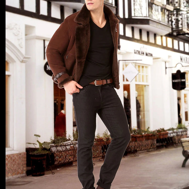 New Men Shoes Winter boots Suede Leather Boots Men Snow Boots Waterproof Winter Shoes Leather Men Ankle Boots Fur Men Shoes