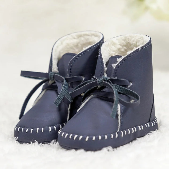 New Baby Booties Shoes Infant Boy Girl Shoes Multicolor Winter Snow Boots Anti-slip Soft Rubber Sole First Walkers Crib Shoes