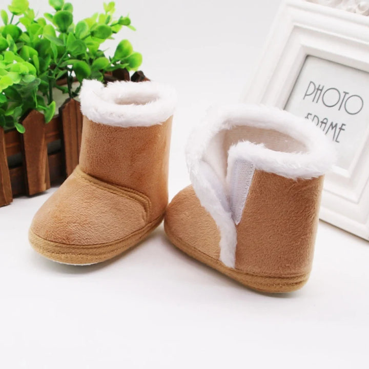 Winter Baby Kids Cozy Soft Sole Moccasin Boots - Snuggly and Warm for Boys and Girls 0-18M