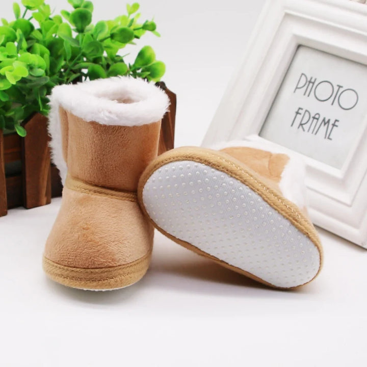 Winter Baby Kids Cozy Soft Sole Moccasin Boots - Snuggly and Warm for Boys and Girls 0-18M