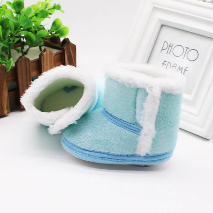 Winter Baby Kids Cozy Soft Sole Moccasin Boots - Snuggly and Warm for Boys and Girls 0-18M