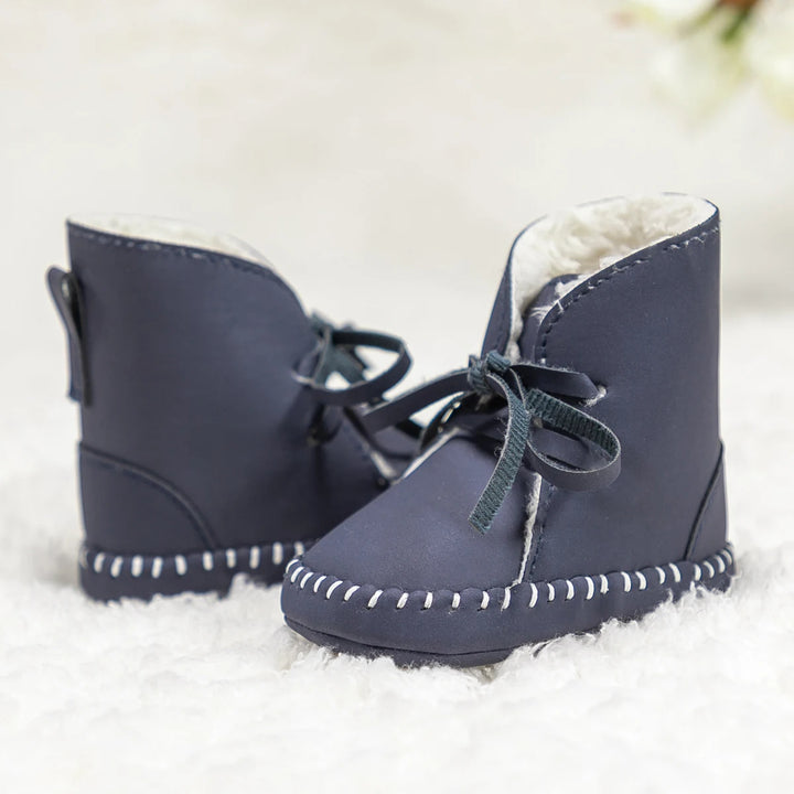 New Baby Booties Shoes Infant Boy Girl Shoes Multicolor Winter Snow Boots Anti-slip Soft Rubber Sole First Walkers Crib Shoes