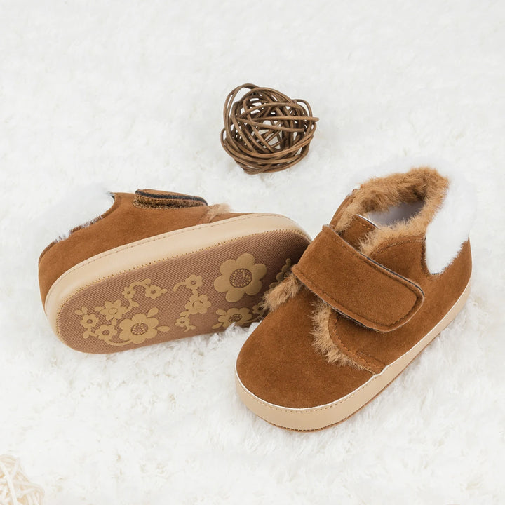 New Baby Booties Shoes Infant Boy Girl Shoes Multicolor Winter Snow Boots Anti-slip Soft Rubber Sole First Walkers Crib Shoes