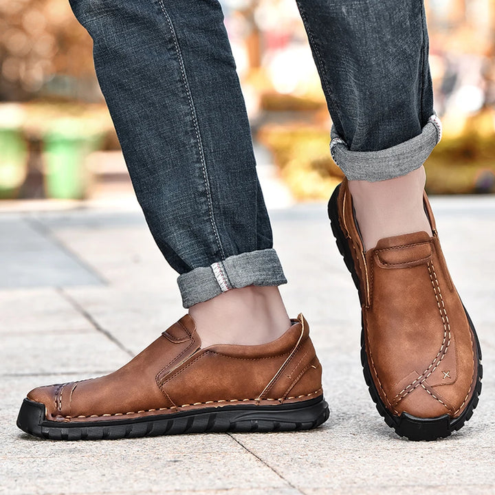 👞 Handmade Leather Moccasins
Slip-on comfort with designer style.
✅ Soft & breathable
✅ Casual and classy
✅ Hand-stitched detail

🛒 Shop now at www.clickmart.com