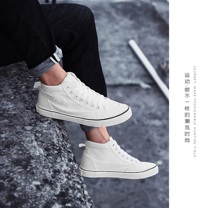 Effortless Style, Everyday Comfort
Step into our Men’s High-Top Canvas Sneakers – the perfect mix of casual and sporty. Slip-on ease with a lace-up look, flat sole comfort for all-day wear.
✅ Lightweight & breathable
✅ Sporty-casual design
✅ Easy to wear