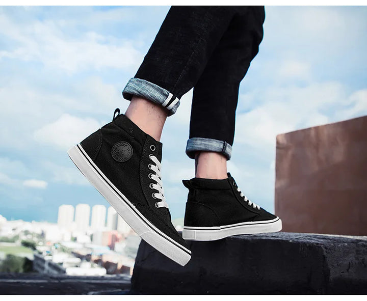 Effortless Style, Everyday Comfort
Step into our Men’s High-Top Canvas Sneakers – the perfect mix of casual and sporty. Slip-on ease with a lace-up look, flat sole comfort for all-day wear.
✅ Lightweight & breathable
✅ Sporty-casual design
✅ Easy to wear