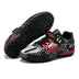 Children Football Shoes Soccer Boots Kids Boy Girl Sneakers New Leather High Top Soccer Cleats Training Outdoor Hook & Loop