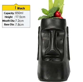 Hawaii Tiki Mugs Cocktail Cup Beer Beverage Mug Wine Mug Ceramic Tiki Mugs