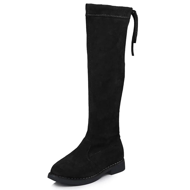 Fashion Girls Boots Children's Long Boots Soft Knee-High Boots Kids Princess Shoes Autumn Winter Warm Toddler Girls Botas D908