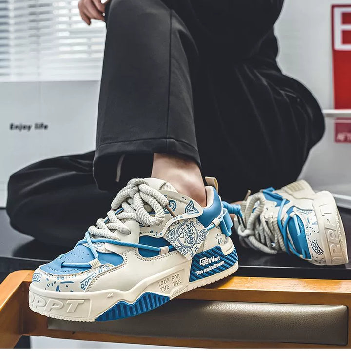 Men's Shoes 2025 New Arrival Summer Easiest for Match Niche Style Original Leisure Flat Shoes Sports Platform Height Increasing Bread Fashion Shoes