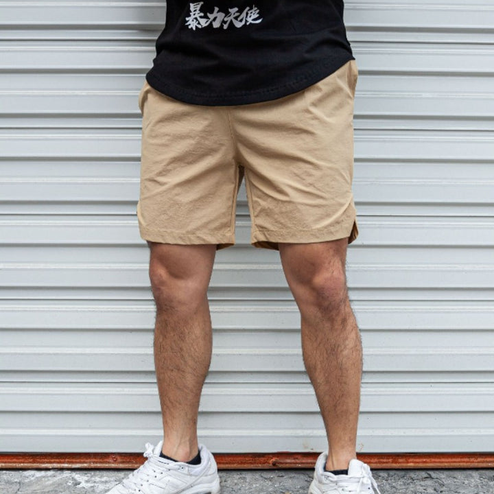 Men Hot Shorts Light Weight Thin Short Pants Running Squat Fitness Shorts Men GYM Wear Quick-drying Drawstring Shorts