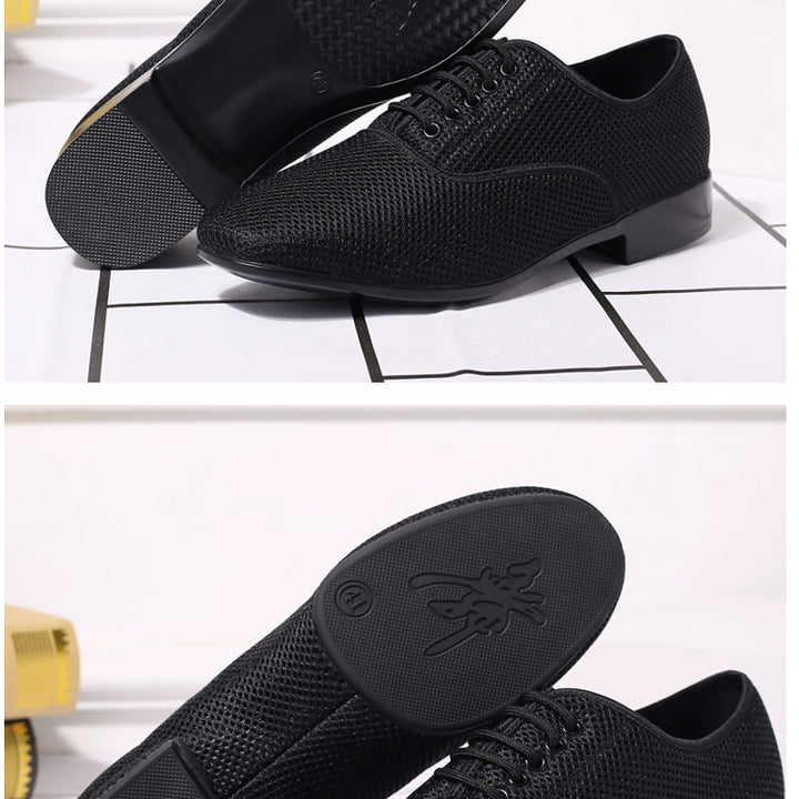 Dance Qingyun Men Flyknit Net Dancing Shoes Latin Dance Shoes Ballroom Dance Modern Dance Square Dance Shoes Dancing Shoes Breathable