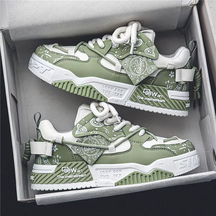 Men's Shoes 2025 New Arrival Summer Easiest for Match Niche Style Original Leisure Flat Shoes Sports Platform Height Increasing Bread Fashion Shoes
