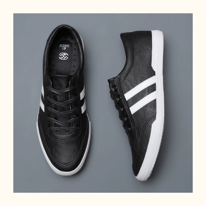Trendy Men's Shoes Breathable Low Top Spring New Arrival Leather Surface Casual Shoes Men's K-style Series Shoes Board Shoes Youth Plaid Driving Shoes