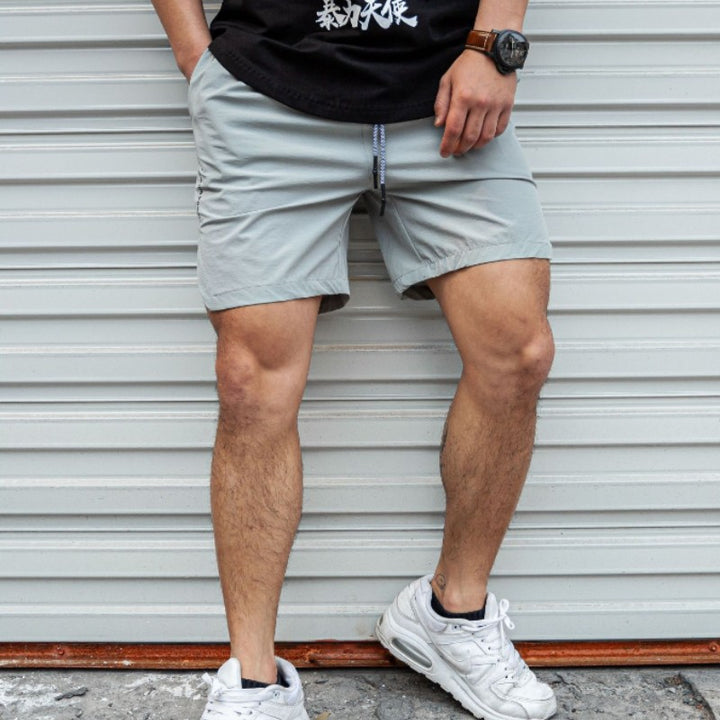Men Hot Shorts Light Weight Thin Short Pants Running Squat Fitness Shorts Men GYM Wear Quick-drying Drawstring Shorts