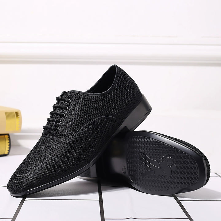 Dance Qingyun Men Flyknit Net Dancing Shoes Latin Dance Shoes Ballroom Dance Modern Dance Square Dance Shoes Dancing Shoes Breathable