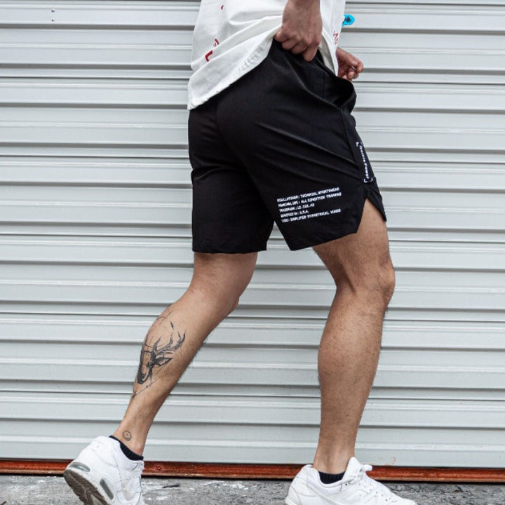 Men Hot Shorts Light Weight Thin Short Pants Running Squat Fitness Shorts Men GYM Wear Quick-drying Drawstring Shorts
