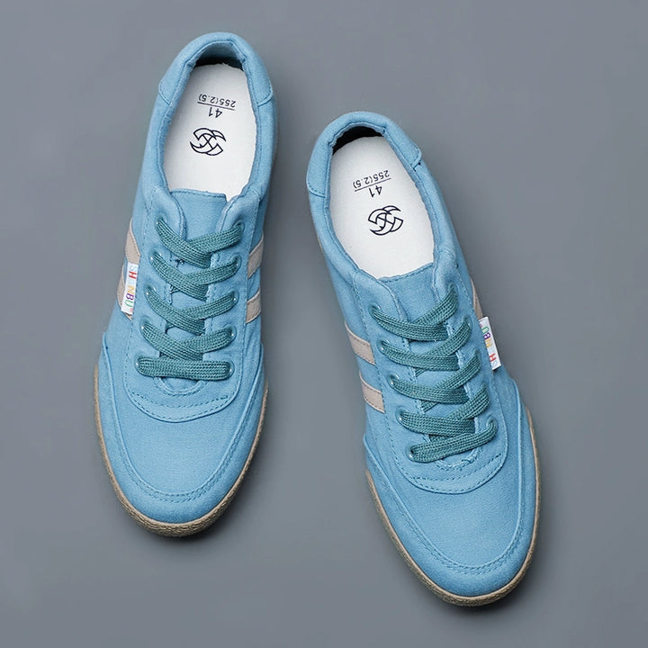 Men's Shoes Spring & Fall Breathable Deodorizing Filter Canvas Shoes Men's Trendy Lace up Men Casual Shoes Soft Bottom Driving Old Beijing Cloth Shoes