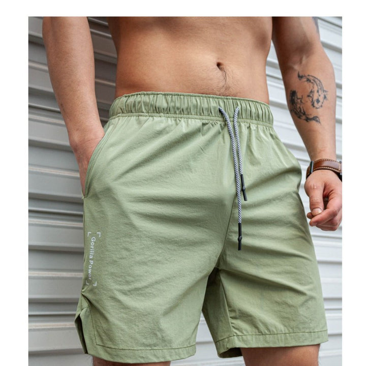 Men Hot Shorts Light Weight Thin Short Pants Running Squat Fitness Shorts Men GYM Wear Quick-drying Drawstring Shorts