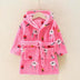 Autumn and Winter Thick Warm Anti-Kicking Blanket Hooded Home Pajamas
