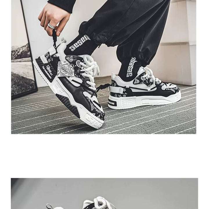 Men's Shoes 2025 New Arrival Summer Easiest for Match Niche Style Original Leisure Flat Shoes Sports Platform Height Increasing Bread Fashion Shoes