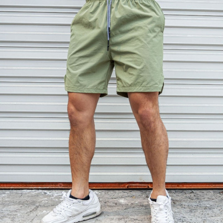 Men Hot Shorts Light Weight Thin Short Pants Running Squat Fitness Shorts Men GYM Wear Quick-drying Drawstring Shorts